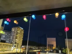 Ljusslinga Risbollar Flerfärgad
