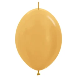 Länkballonger Guld Metallic