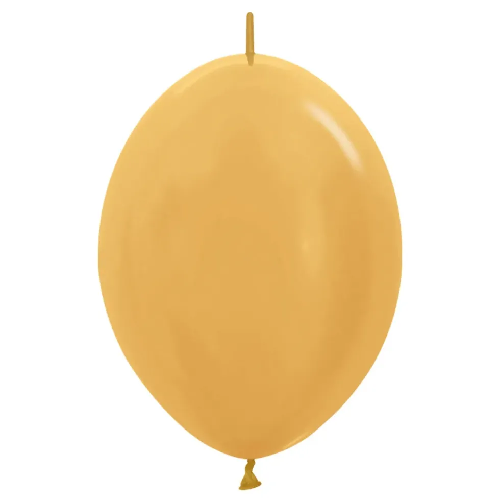 Länkballonger Guld Metallic