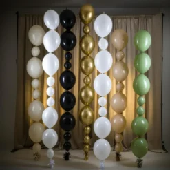 Länkballonger K-Link Mirror Gold