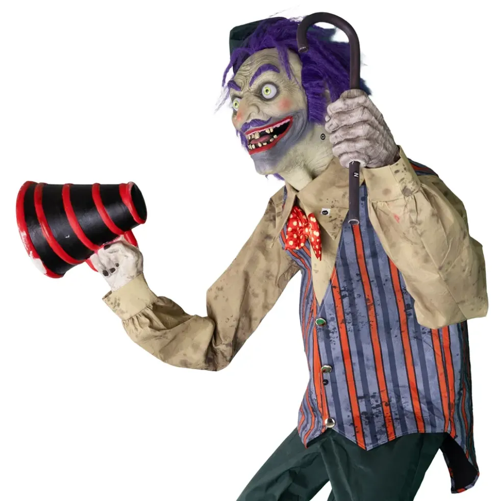 Läskig Cirkusdirektör Animerad Prop