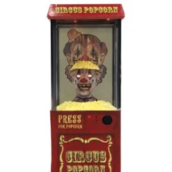 Läskig Clown i Popcornmaskin Animerad Prop
