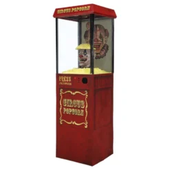 Läskig Clown i Popcornmaskin Animerad Prop