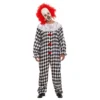 Läskig Clown med Peruk Maskeraddräkt