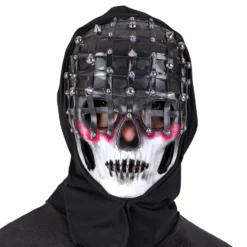 Läskig Mask med Nitar och Huva