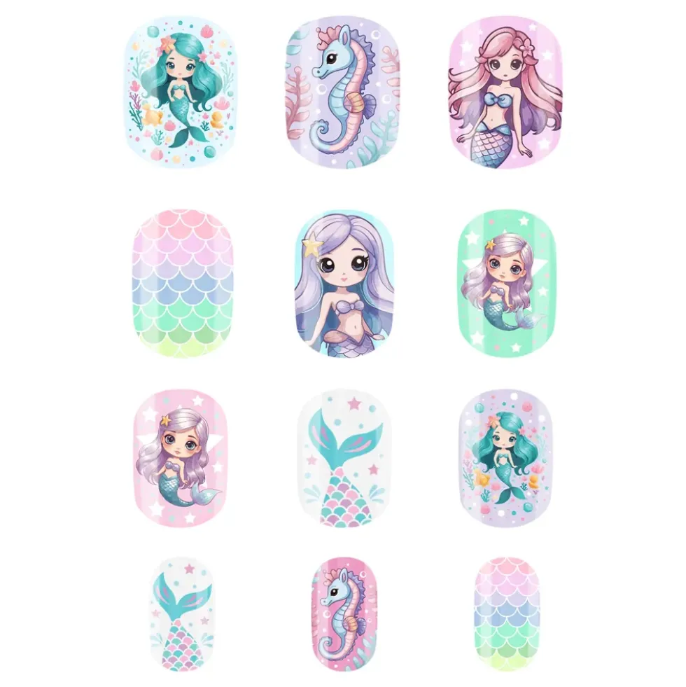 Lösnaglar Mermaid för Barn