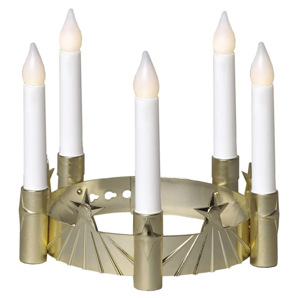 Luciakrona Guld LED