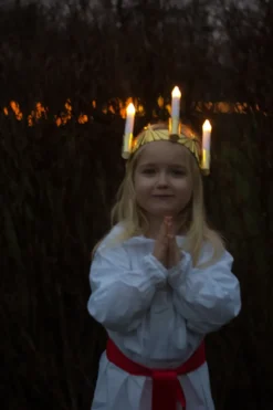 Luciakrona Guld LED