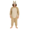 Lulu Monster Beige Onesie Herr Maskeraddräkt