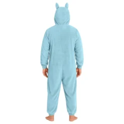 Lulu Monster Blå Onesie Dam Maskeraddräkt