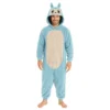 Lulu Monster Blå Onesie Herr Maskeraddräkt