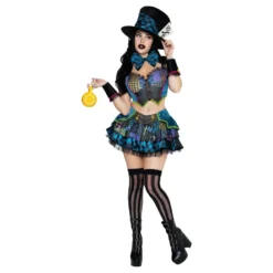 Mad Hatter Dam Deluxe Maskeraddräkt