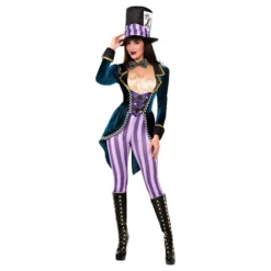 Mad Hatter Jumpsuit Deluxe Maskeraddräkt