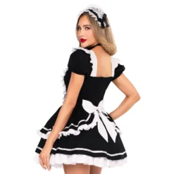 Maid to Flirt Klänning Deluxe Maskeraddräkt