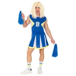 Manlig Cheerleader Maskeraddräkt