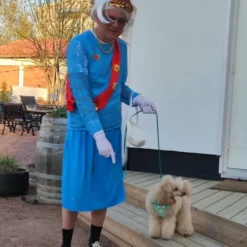 Manlig Queen Elizabeth Maskeraddräkt