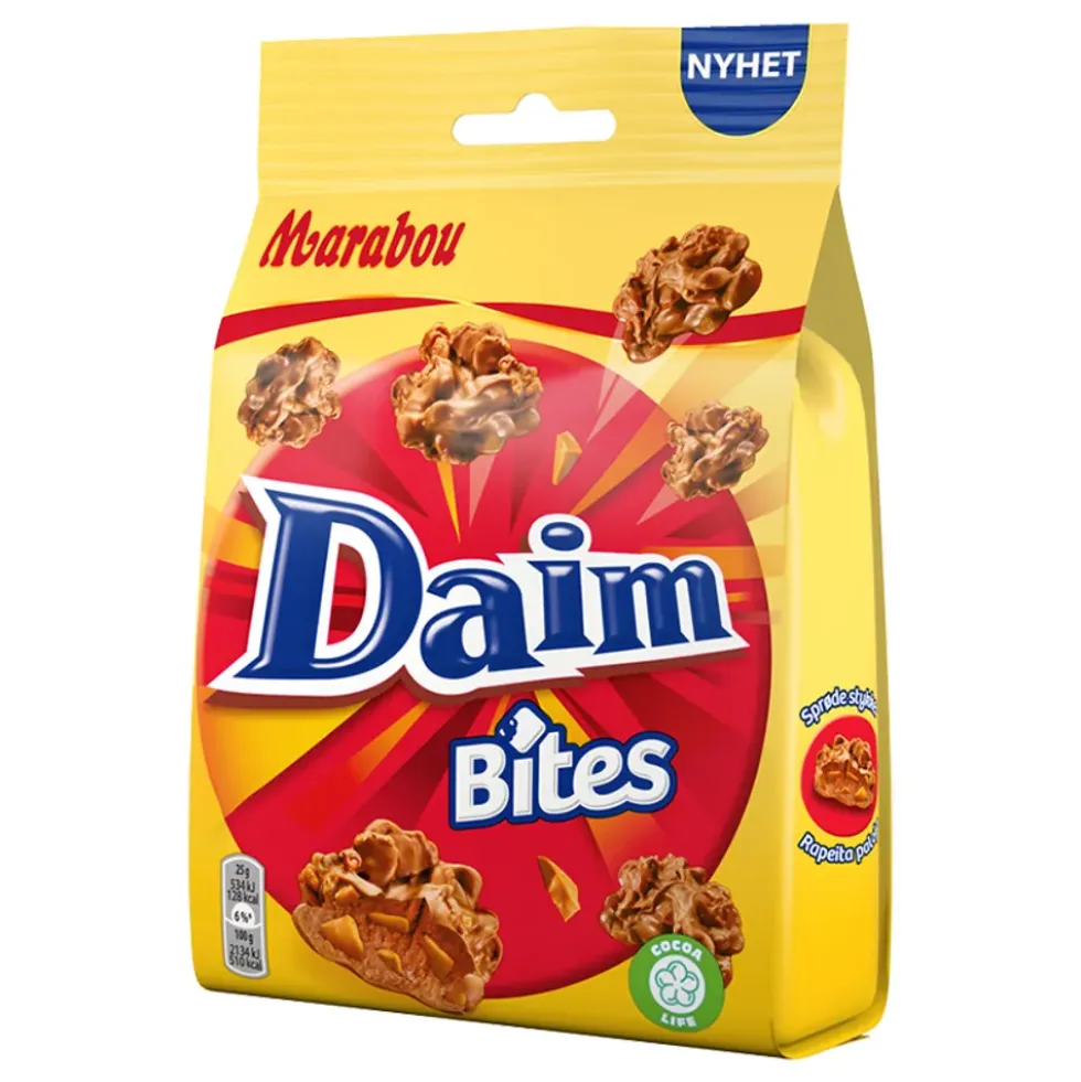 Marabou Daim Bites i Påse