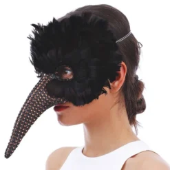 Mask Korp med Fjädrar Deluxe