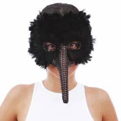 Mask Korp med Fjädrar Deluxe
