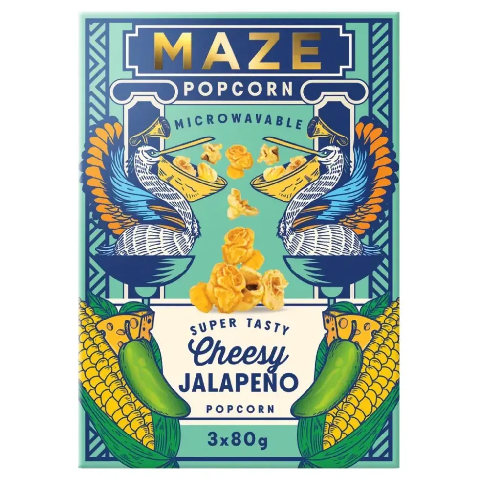 Maze Cheesy Jalapeno Popcorn