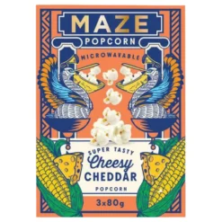 Maze Popcorn Cheesy Cheddar