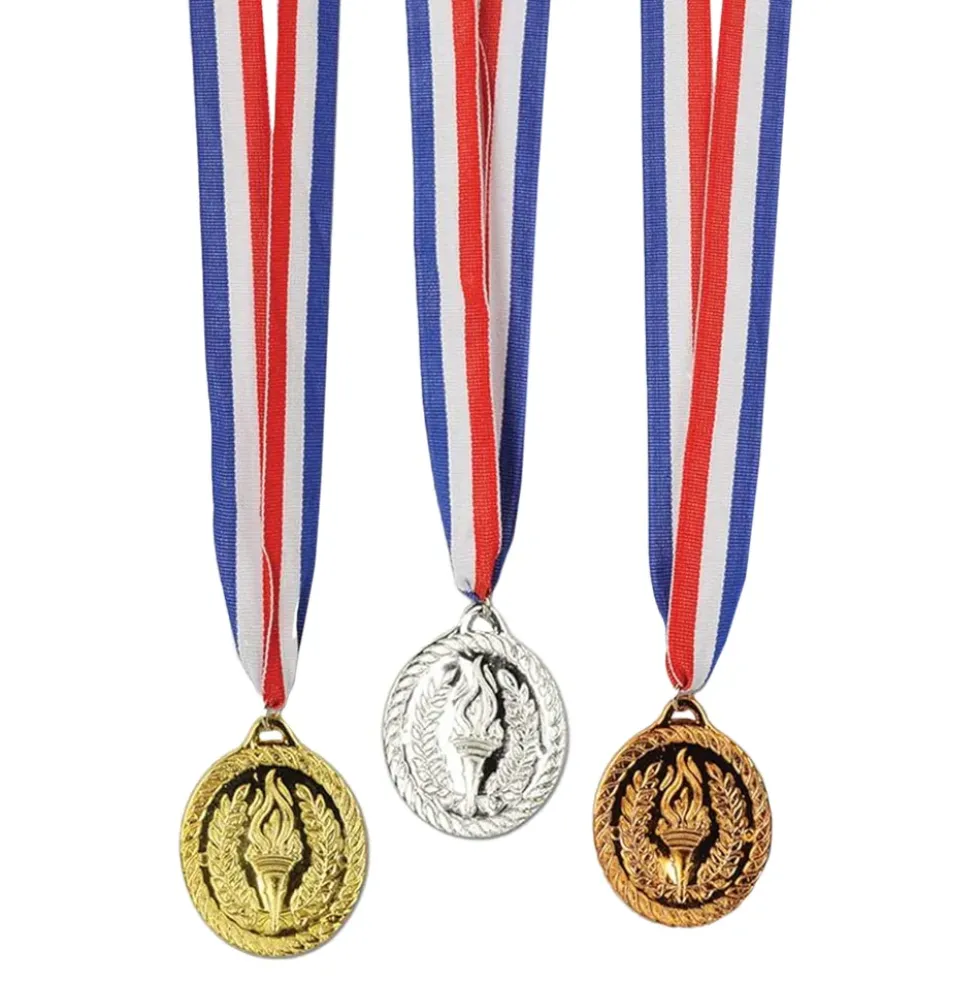Medaljer Guld/Silver/Brons