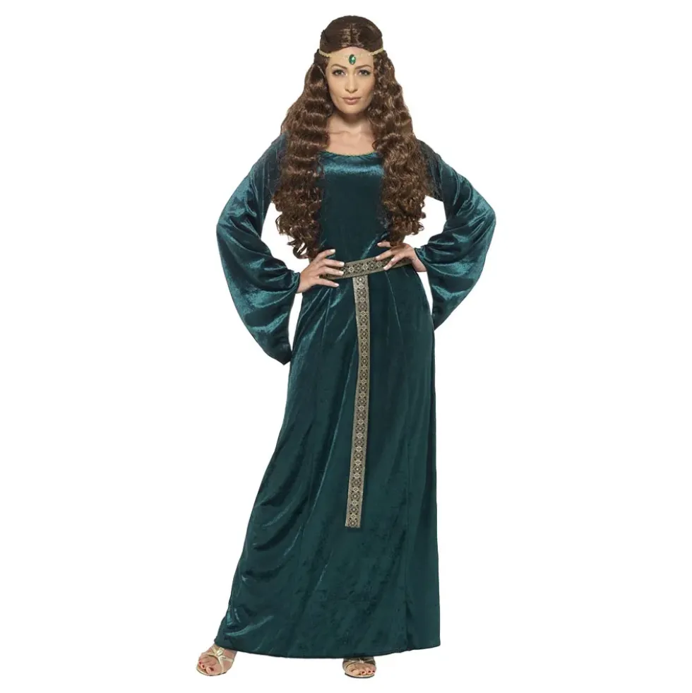 Medeltida Maid Maskeraddräkt