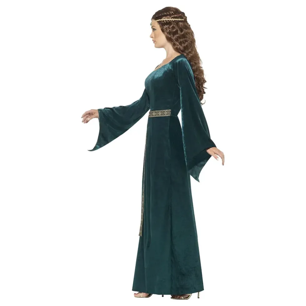 Medeltida Maid Maskeraddräkt
