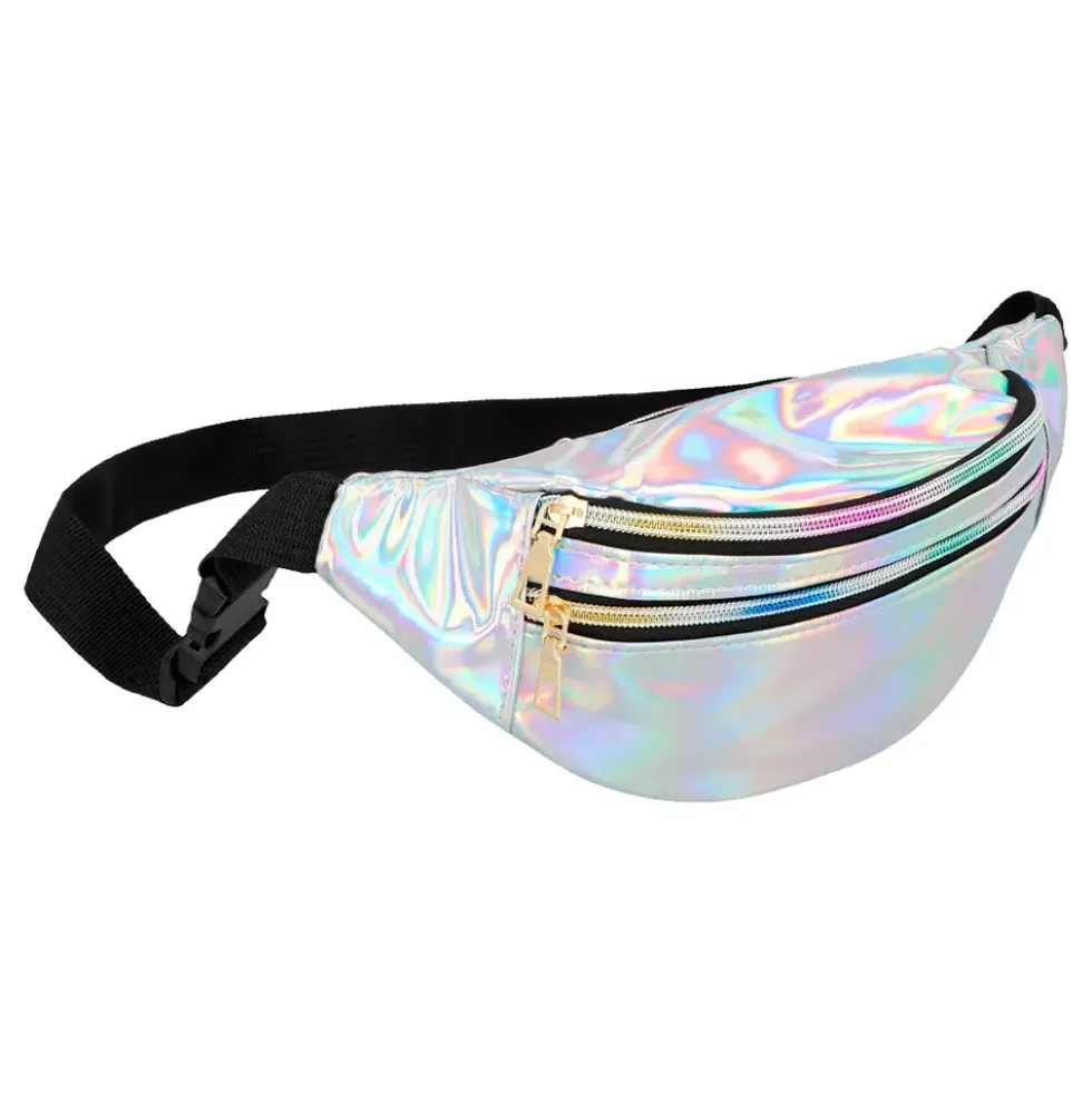 Midjeväska Holografisk Silver