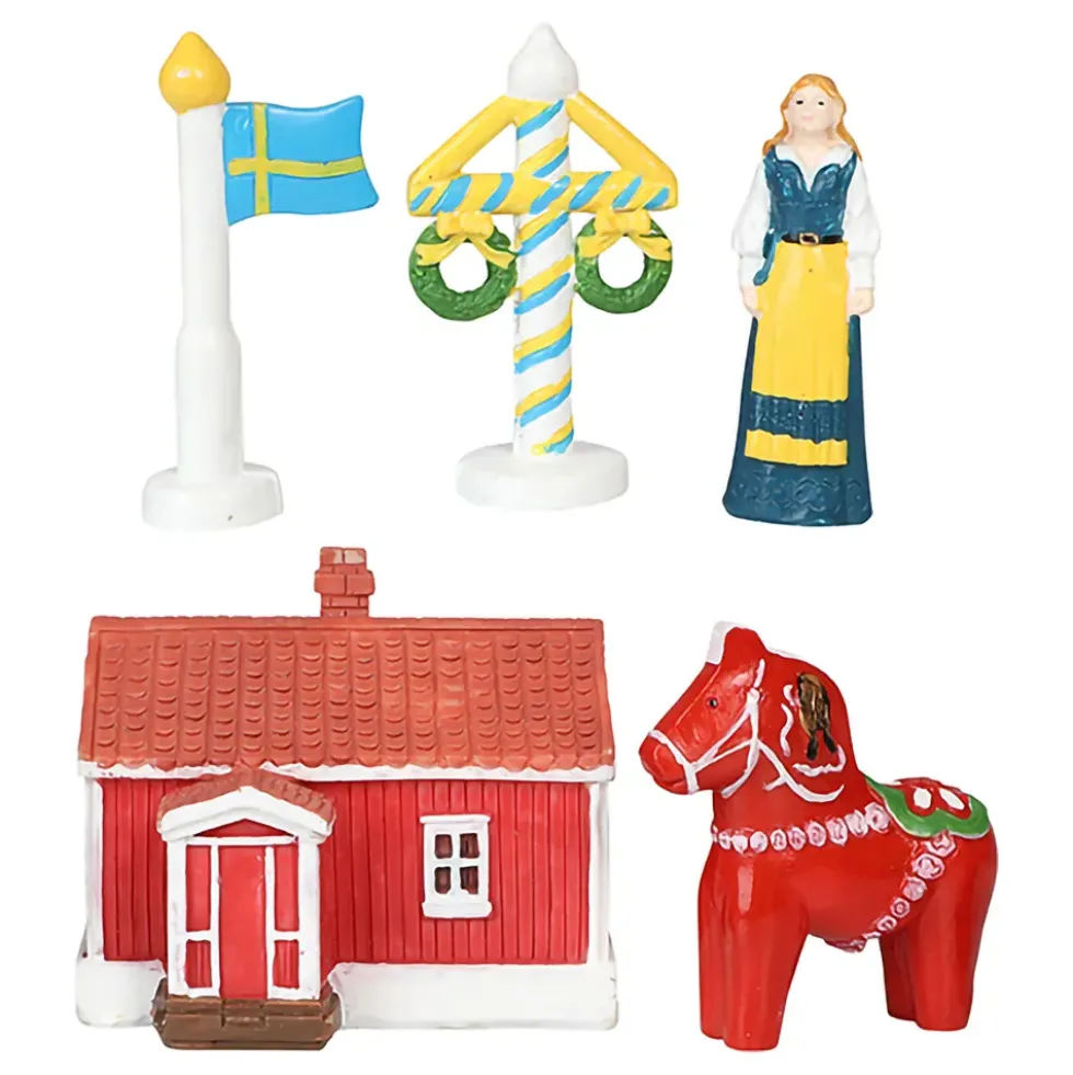 Midsommar Smådekorationer Set