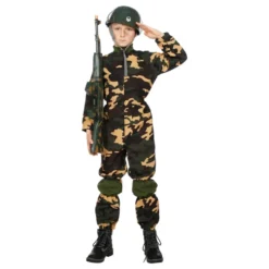 Militär Barn Maskeraddräkt
