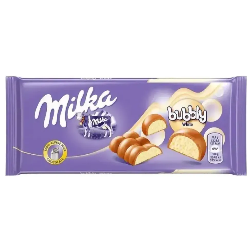 Milka Bubbly White
