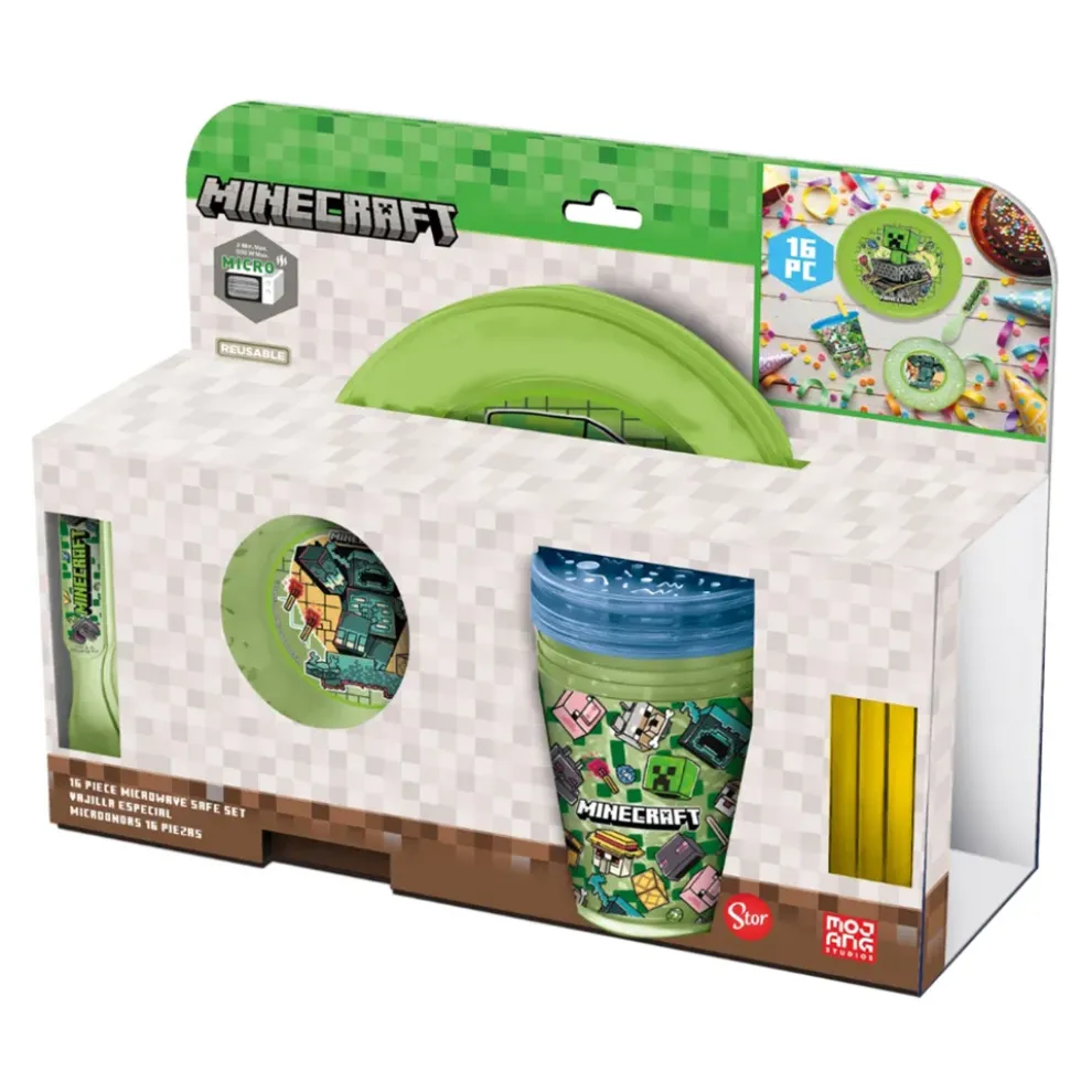 Minecraft Barnservis Set