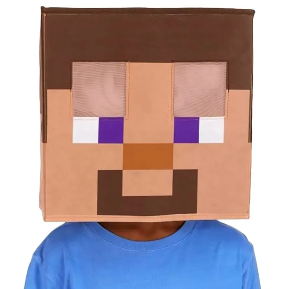 Minecraft™ Steve Mask för Barn
