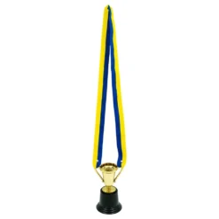 Minipokal Guld med Sverigeband