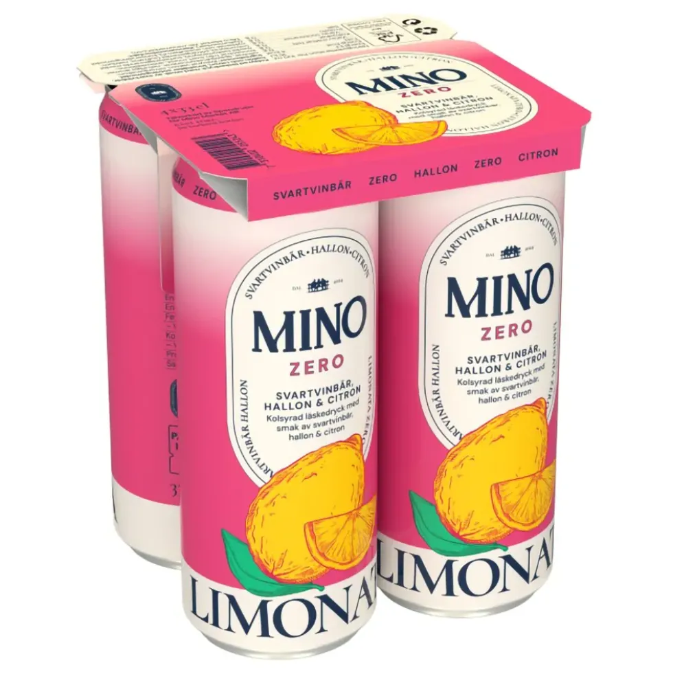 Mino Hallon Svartvinbär Zero