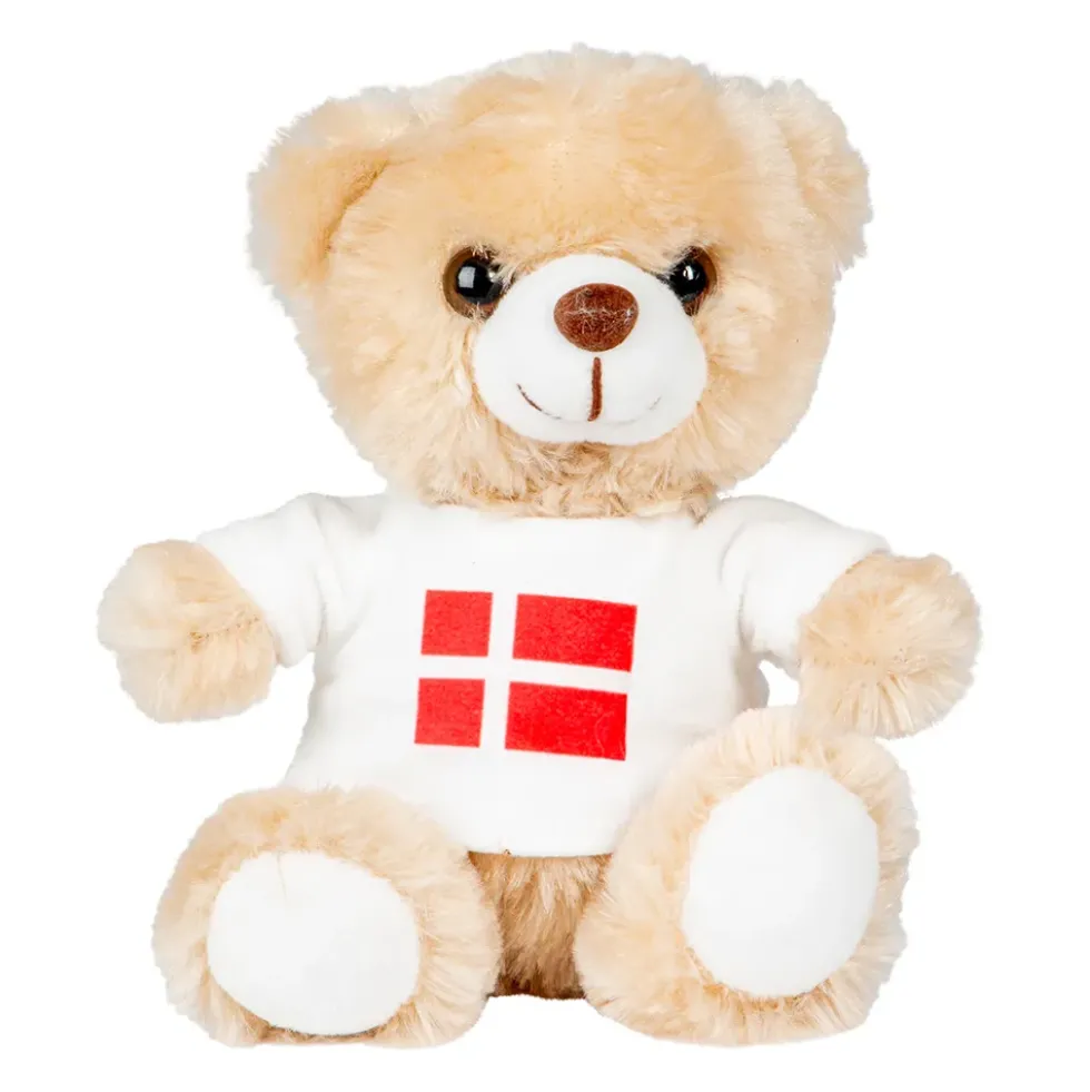 Mjukisnalle med Danska Flaggan