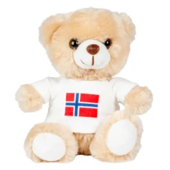 Mjukisnalle med Norska Flaggan