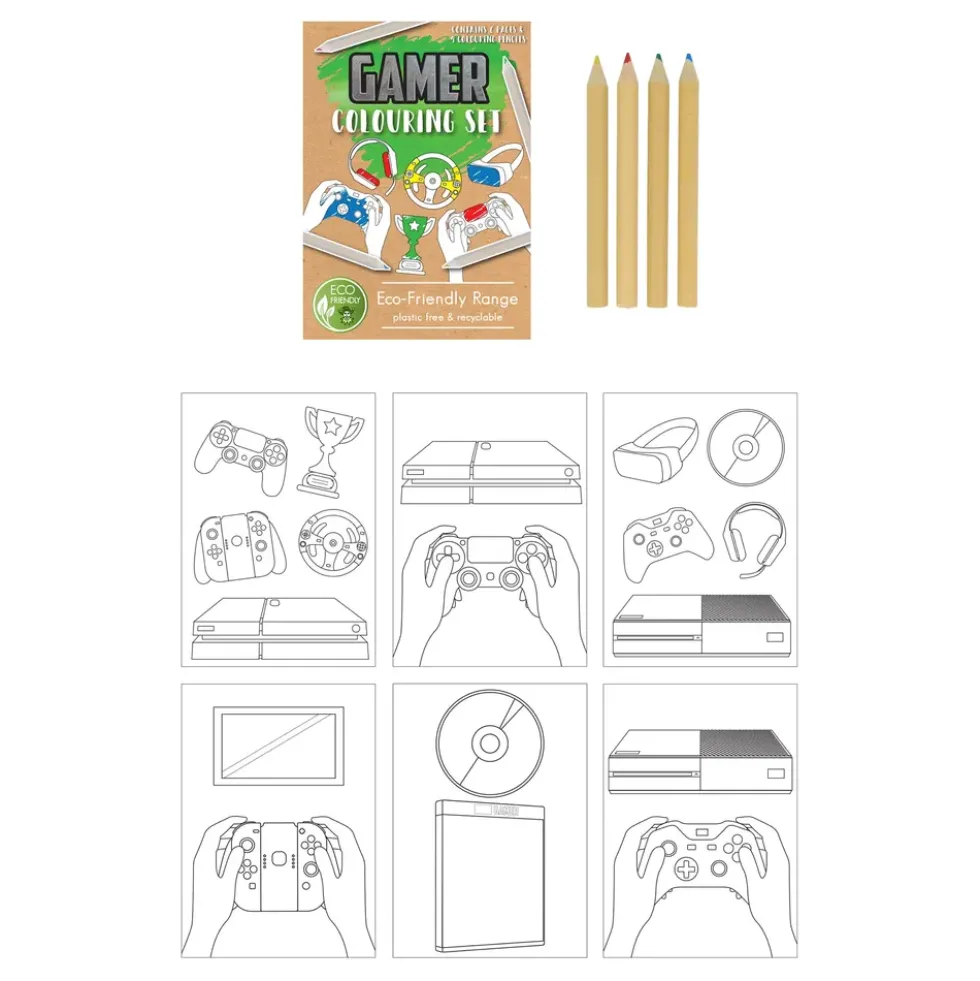 Målarbok Mini Gamer