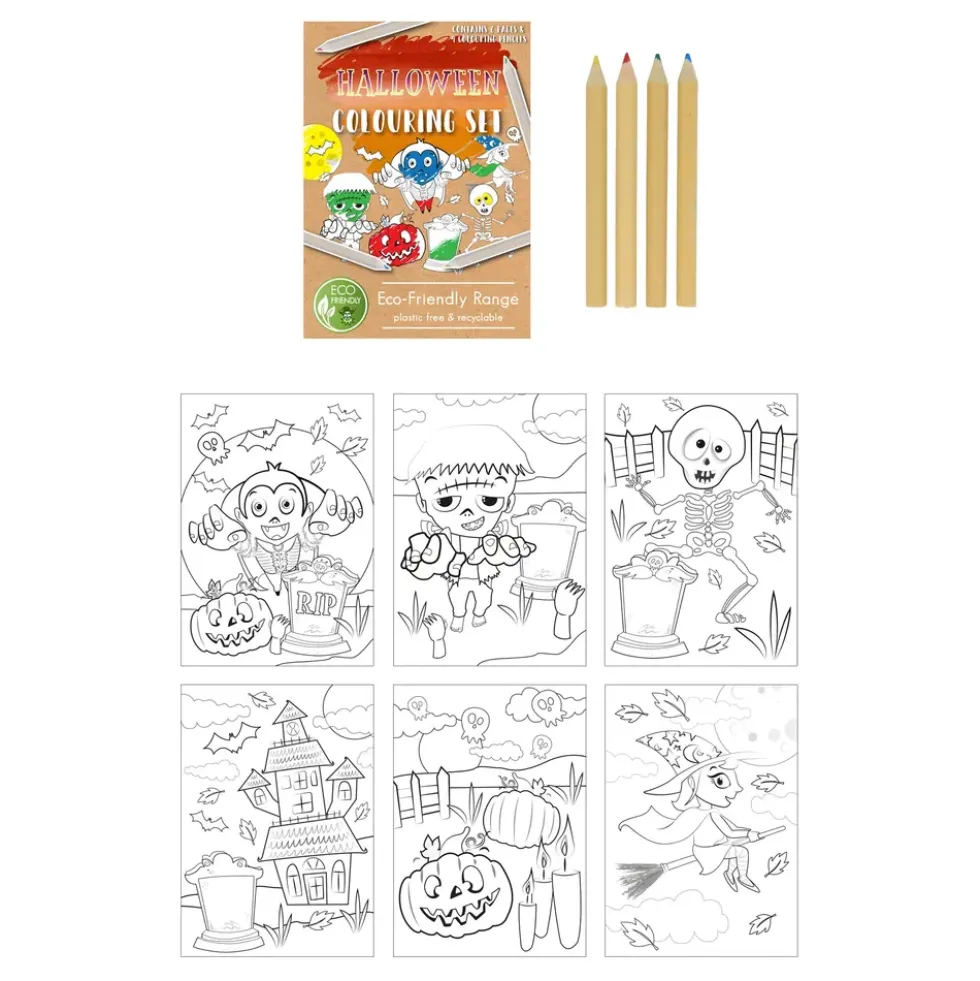 Målarbok Mini Halloween