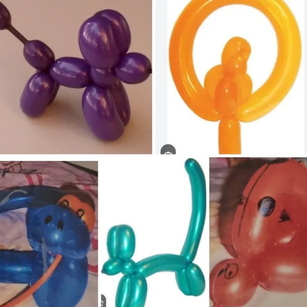 Modellballonger Pastellrosa
