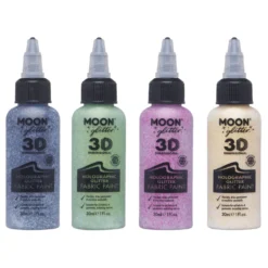Moon Creations Holographic Glitter Fabric Paint