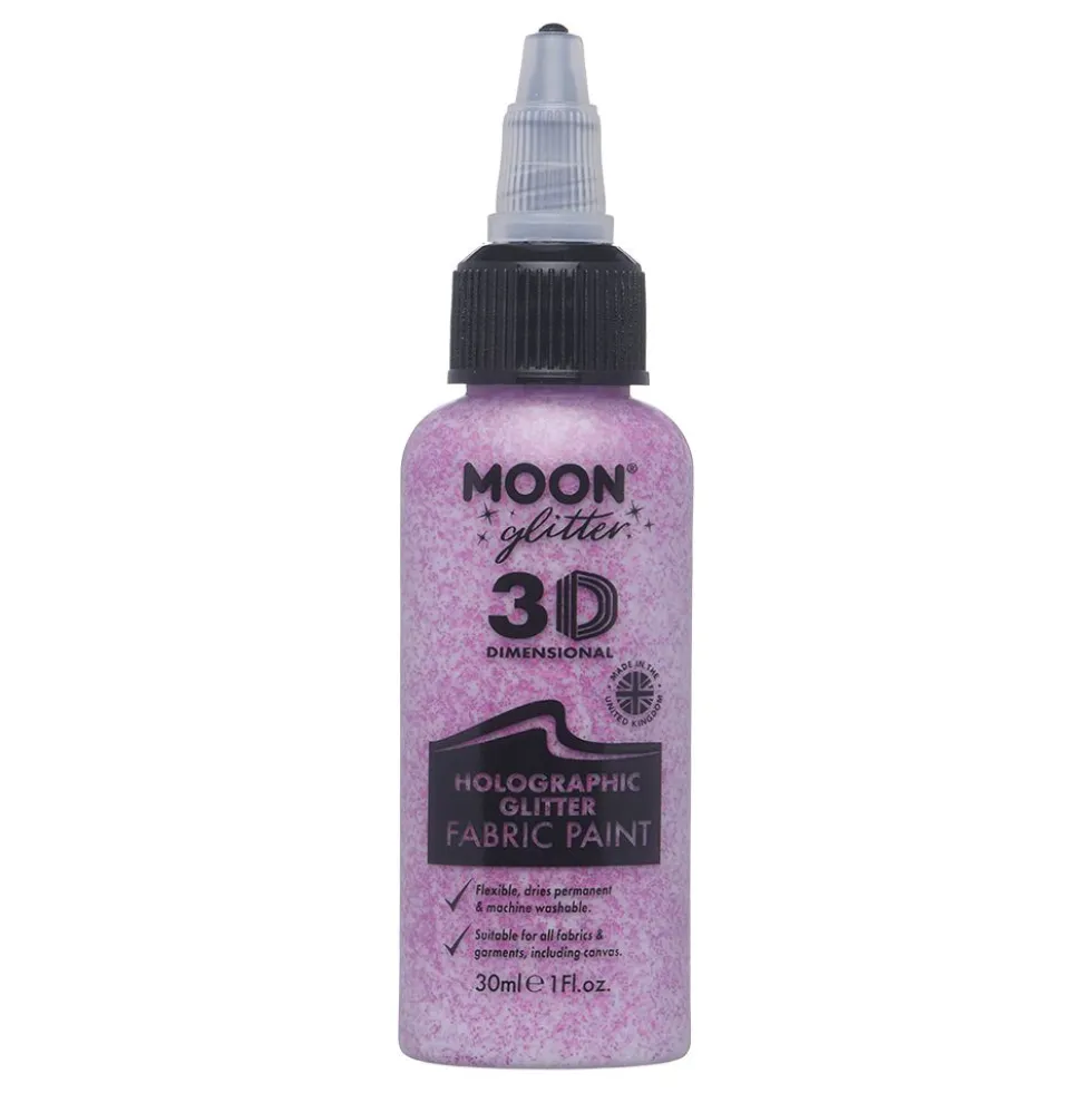 Moon Creations Holographic Glitter Fabric Paint