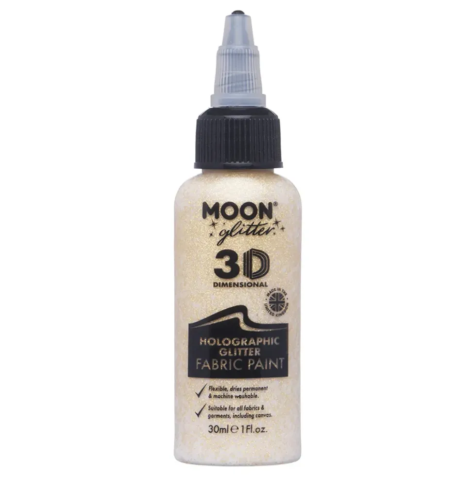 Moon Creations Holographic Glitter Fabric Paint