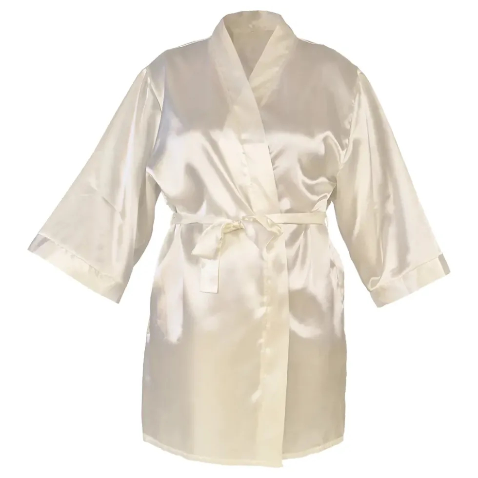Morgonrock Bride Vit