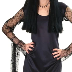 Morticia Familjen Addams Maskeraddräkt
