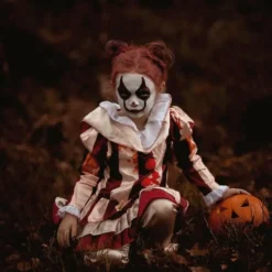 Mördarclown Barn Maskeraddräkt