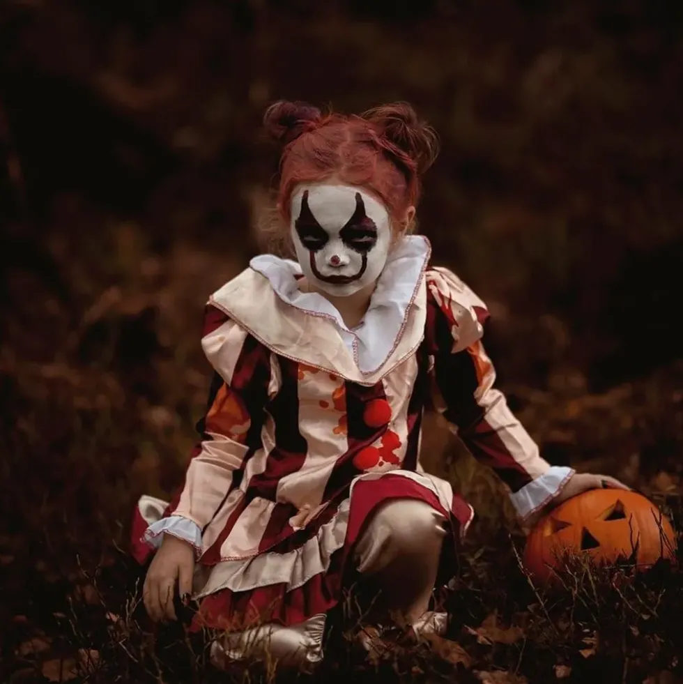 Mördarclown Barn Maskeraddräkt