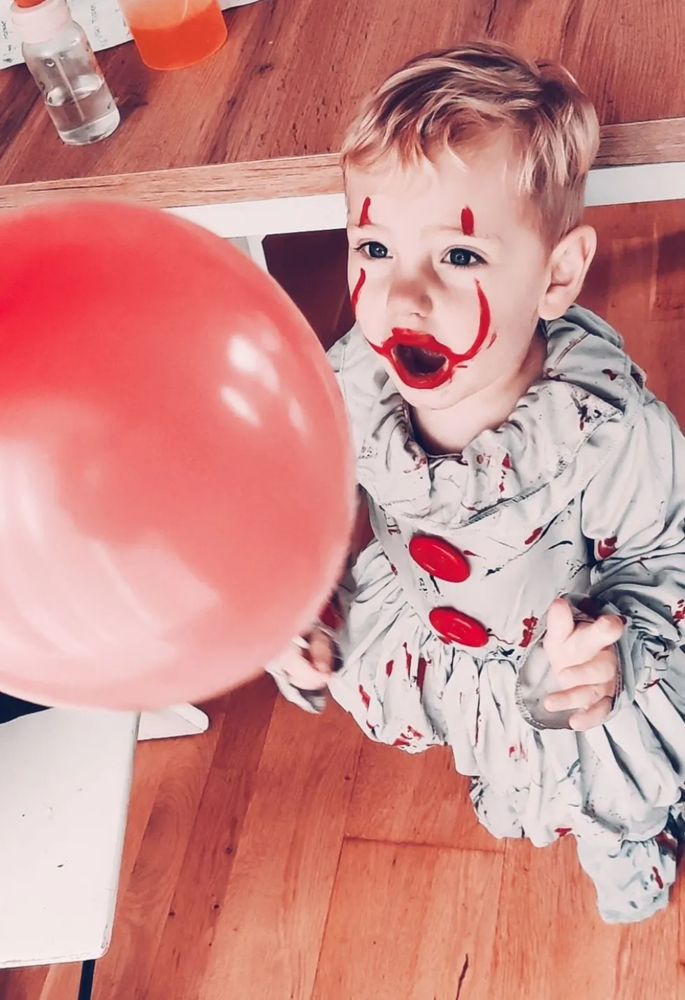Mördarclown Bebis Maskeraddräkt