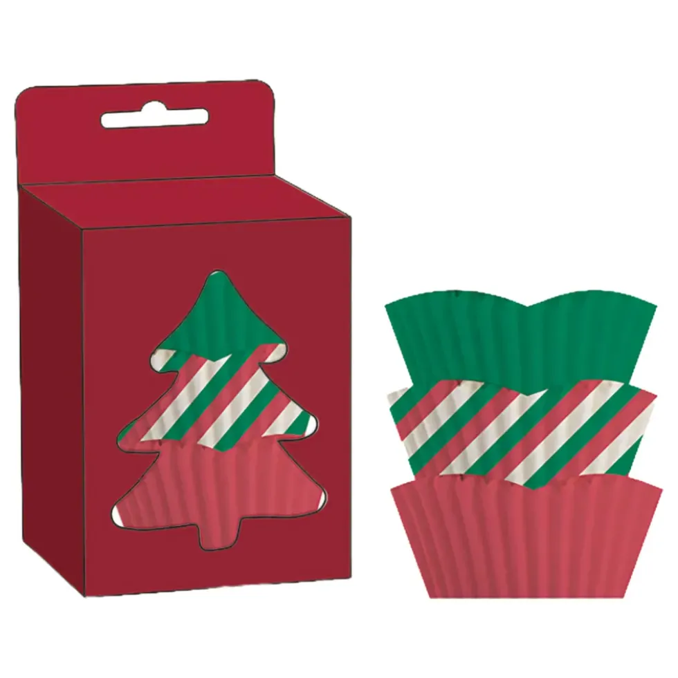Muffinsformar Flerfärgade Jul